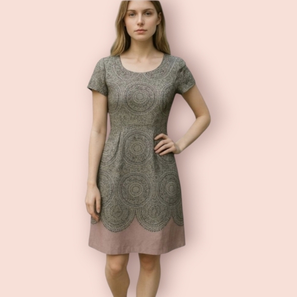 The Limited Dress Black Lilac Sheath Mini Square Neck Cap Sleeves NWT Sz 8 - Picture 10 of 10